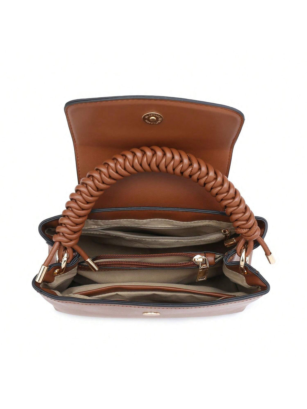 Compact With Braided Handle