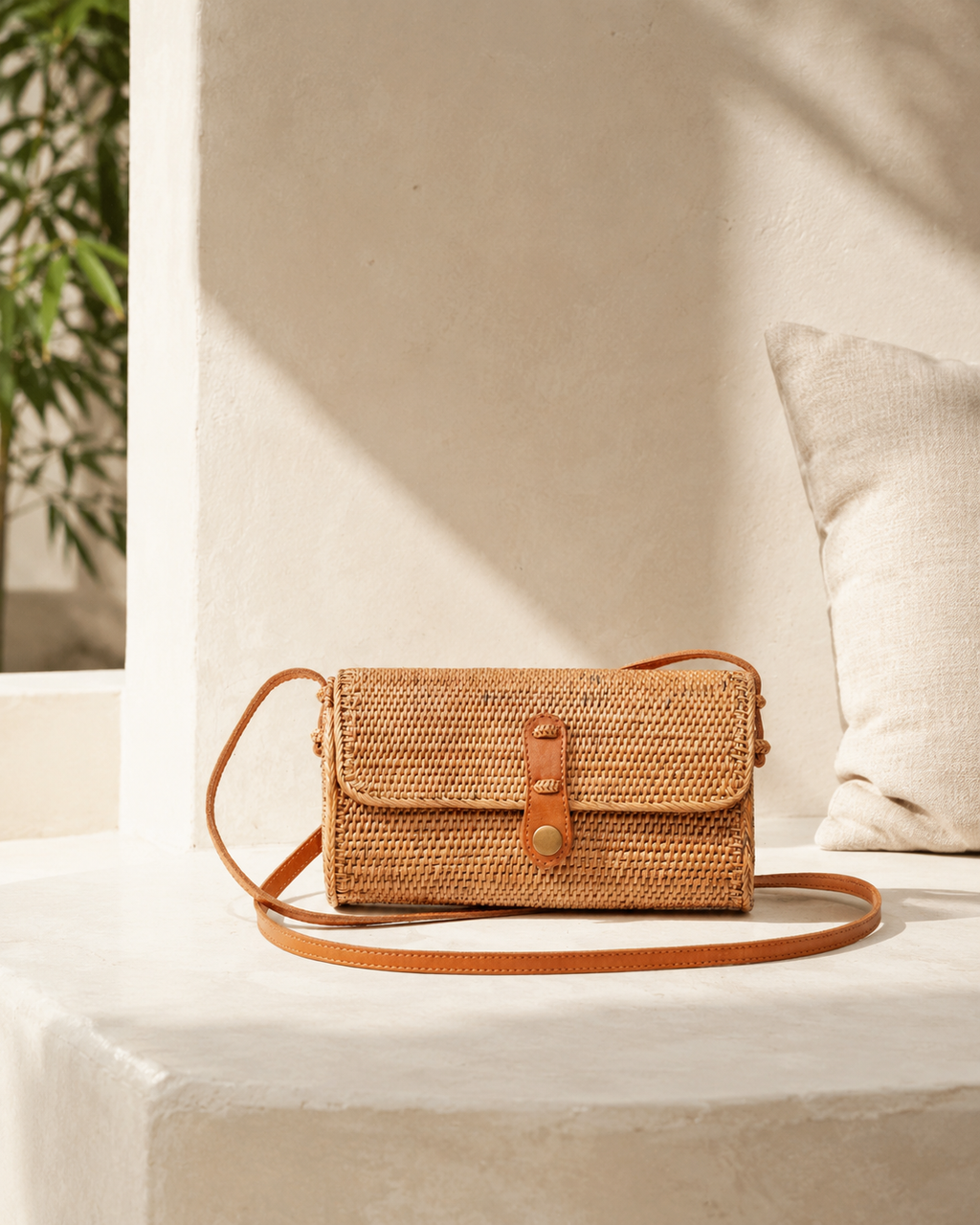 Rattan Purse