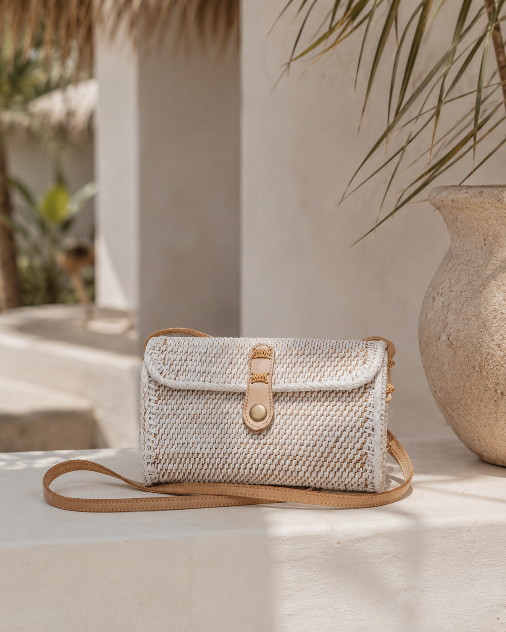 Rattan Purse