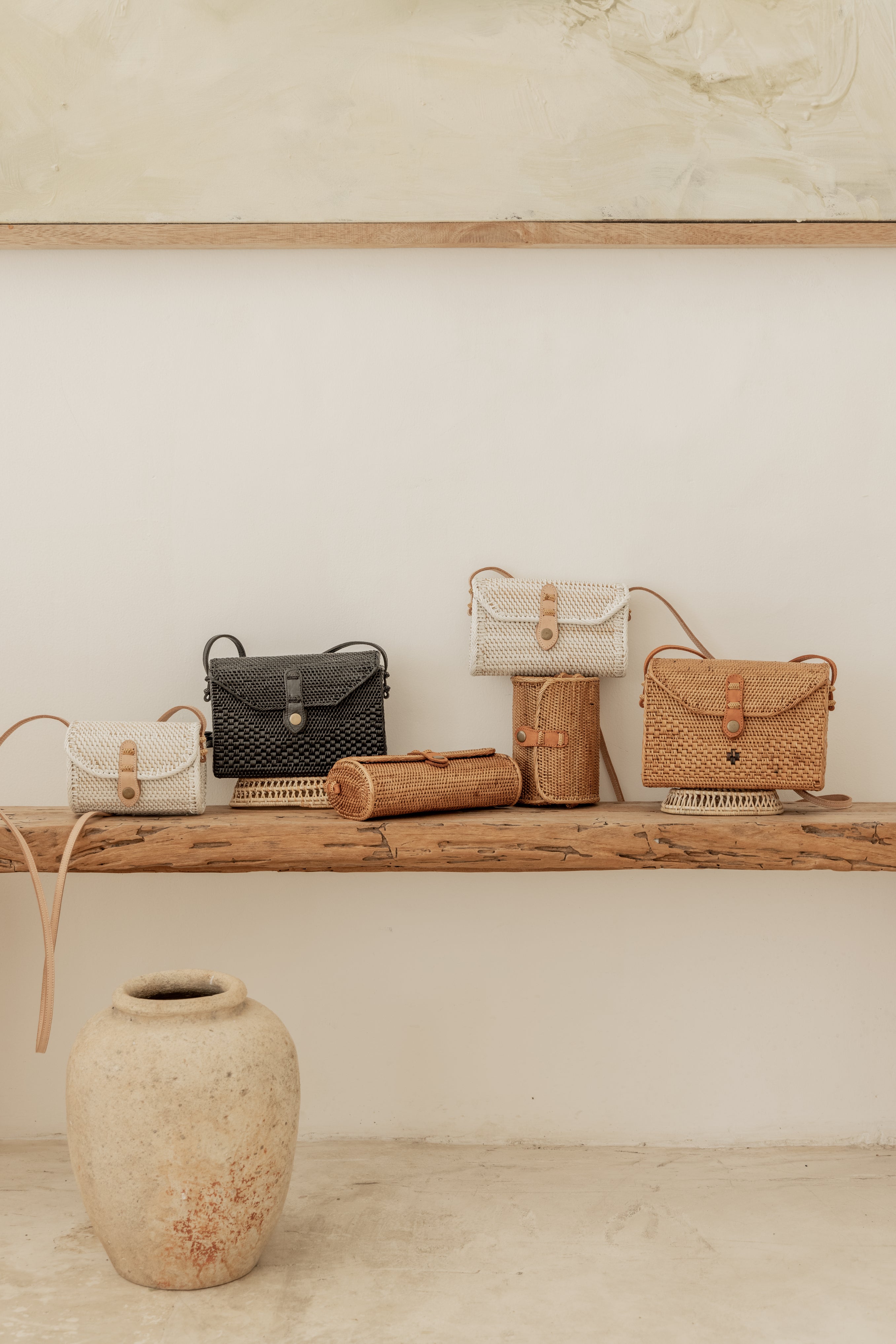 Rattan Purse
