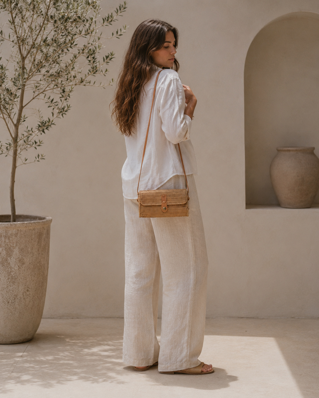 Rattan Purse