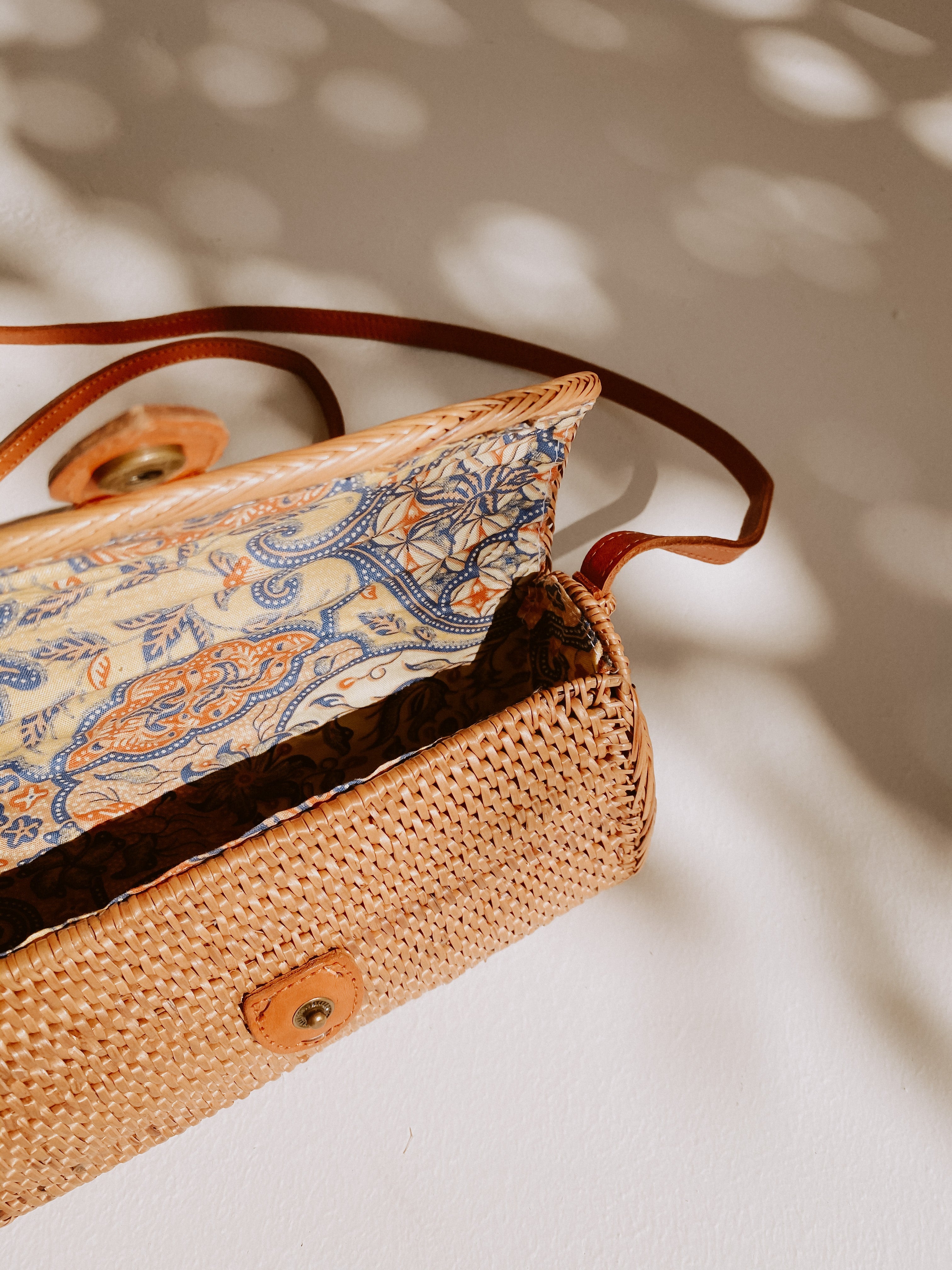Rattan Purse
