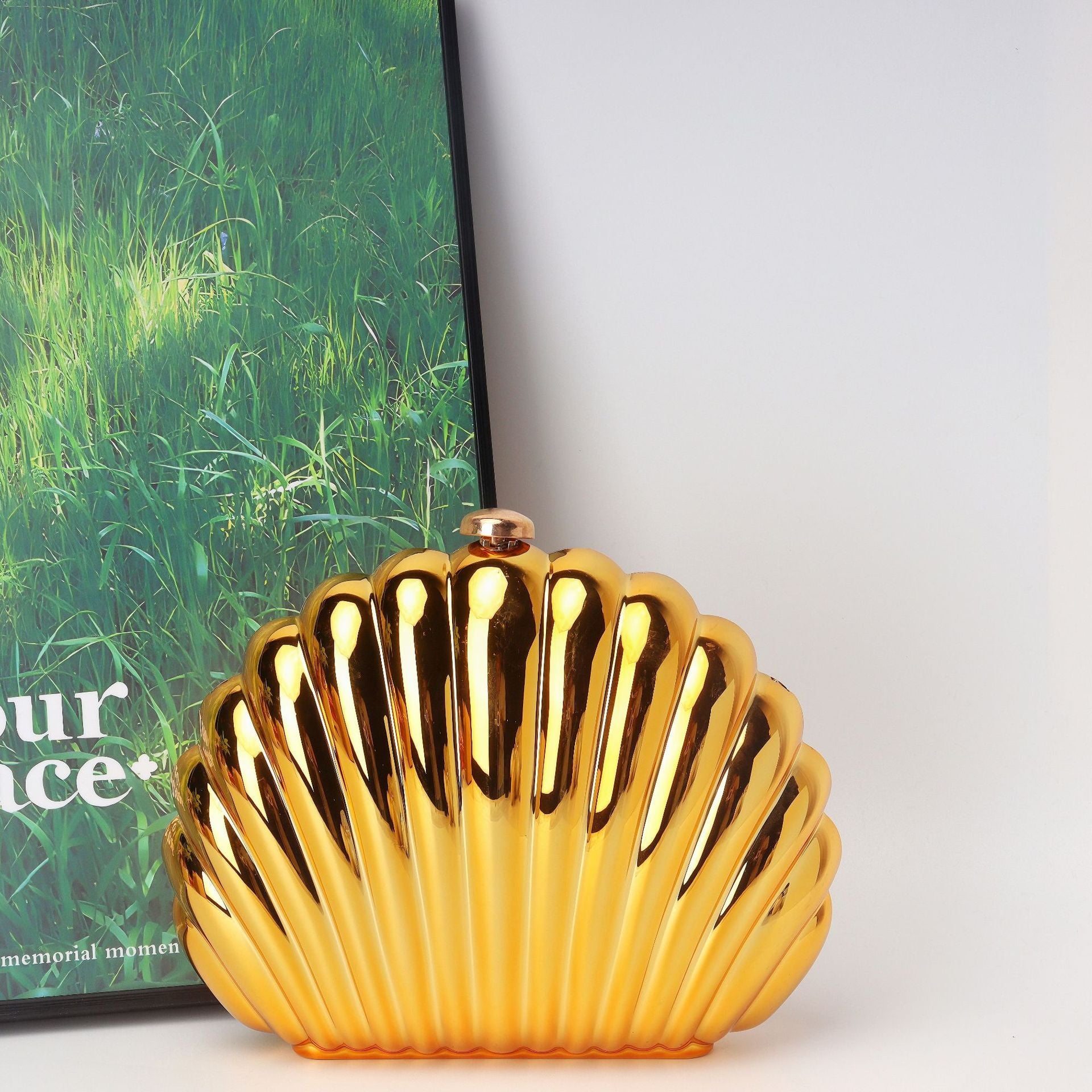 Shell Clutch Purse