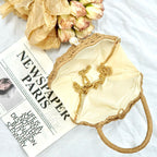Round Straw Beach Bag