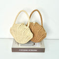 Round Straw Beach Bag